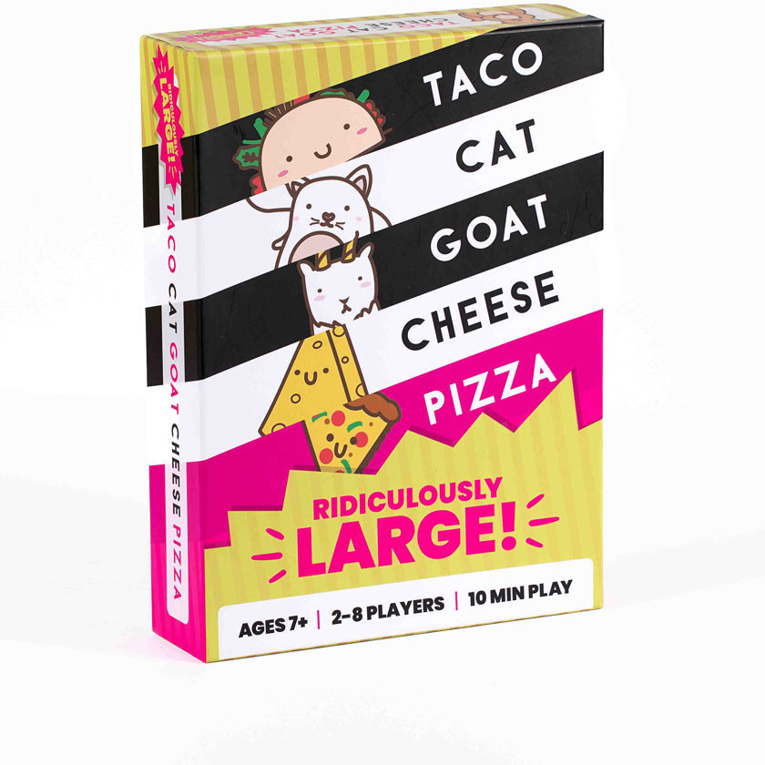 Ridiculously Large! Taco Cat Goat Cheese Pizza Card Game